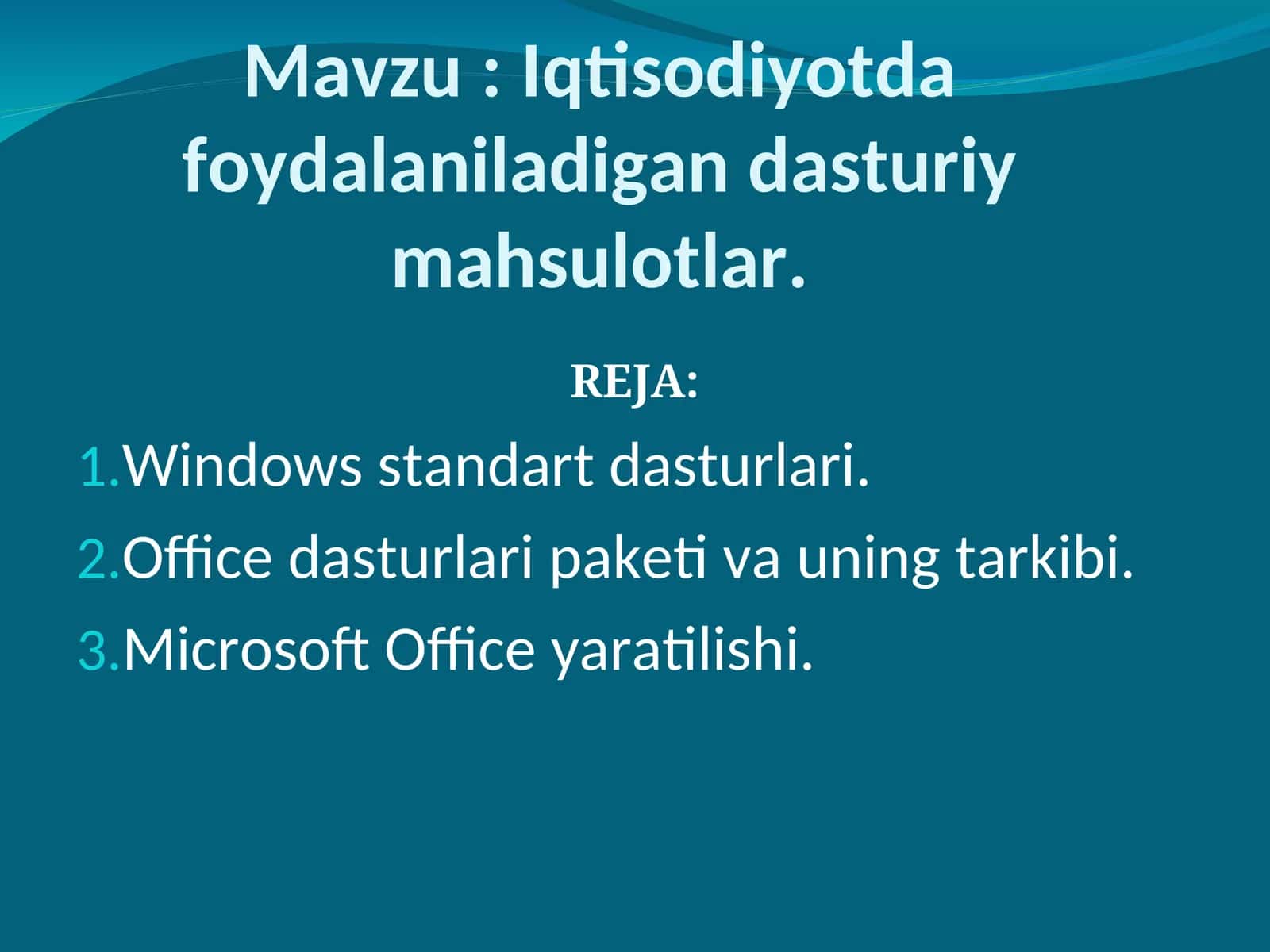 Windows standart dasturlari, Office dasturlari paketi, Microsoft Office yaratilishi