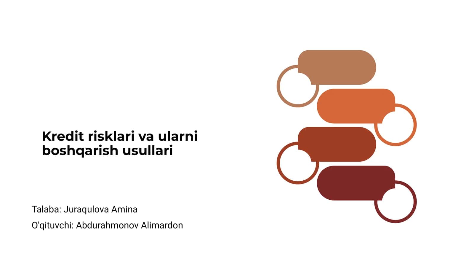 Kredit risklari va ularni boshqarish usullari