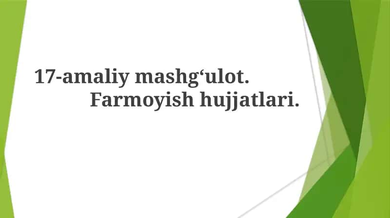 17-amaliymashgʻulot