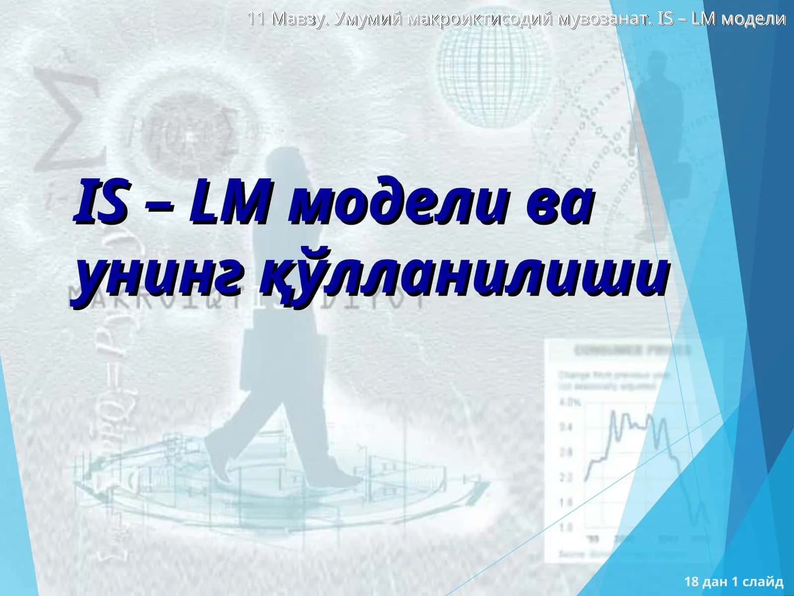 IS – LM модели ва унинг қўлланилиши