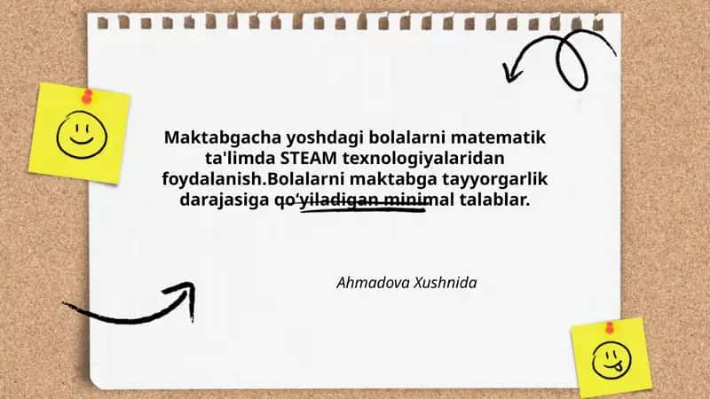 Matematik ta'limda STEAM texnologiyalari