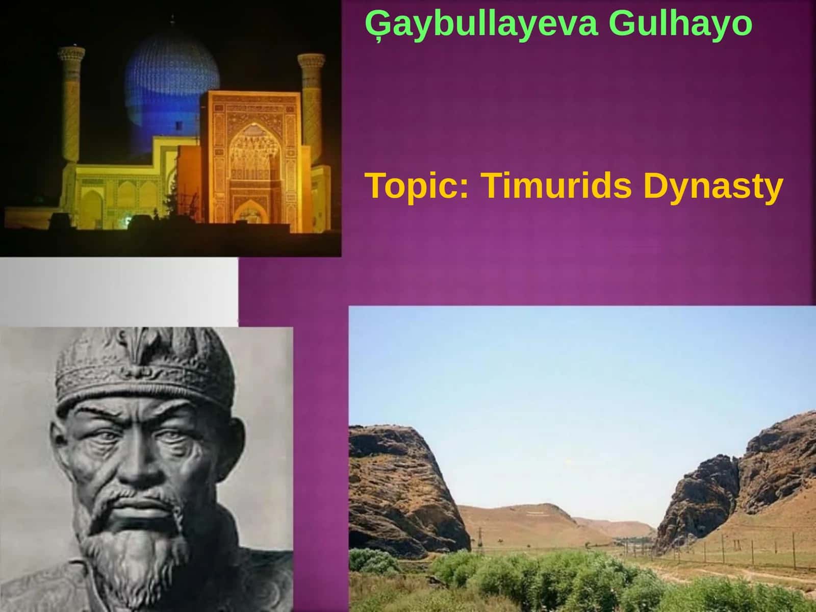 Timurids Dynasty