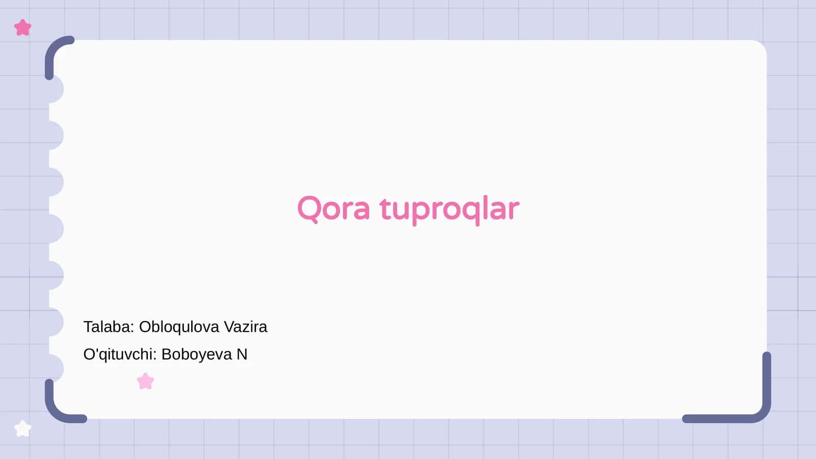 Qora tuproqlar
