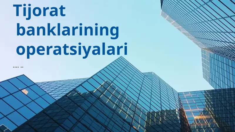 Asosiy moliyaviy xizmatlar
