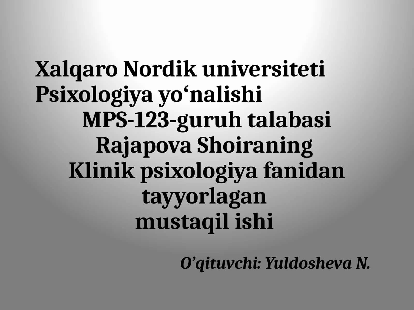 Uyqu buzilishlarini oldini olish shartlari