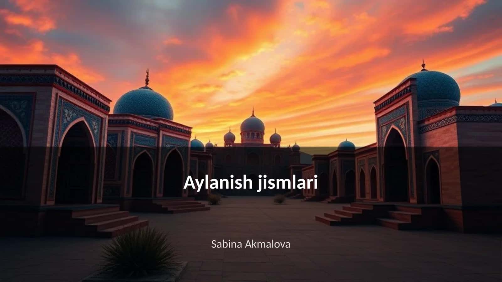 Aylanish jismlari