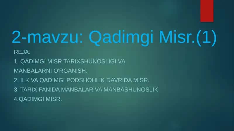 Qadimgi Misr