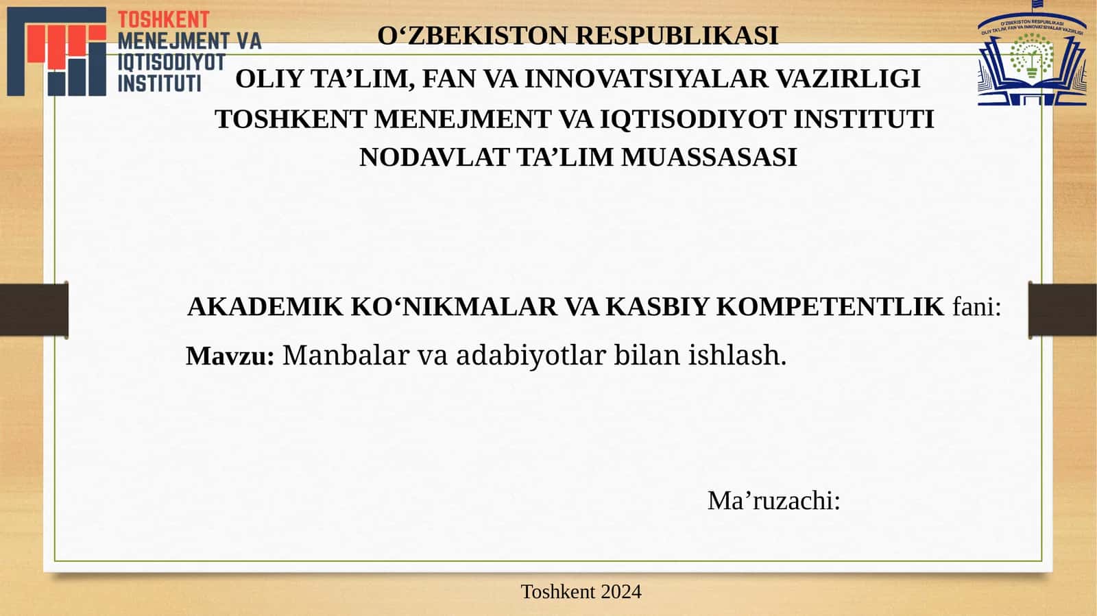 Manbalarvaadabiyotbilanishlash