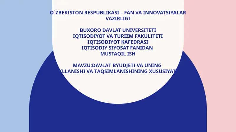 Davlat byudjeti