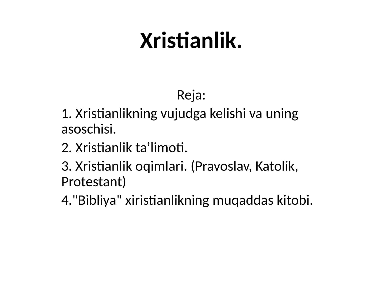 Xristianlik