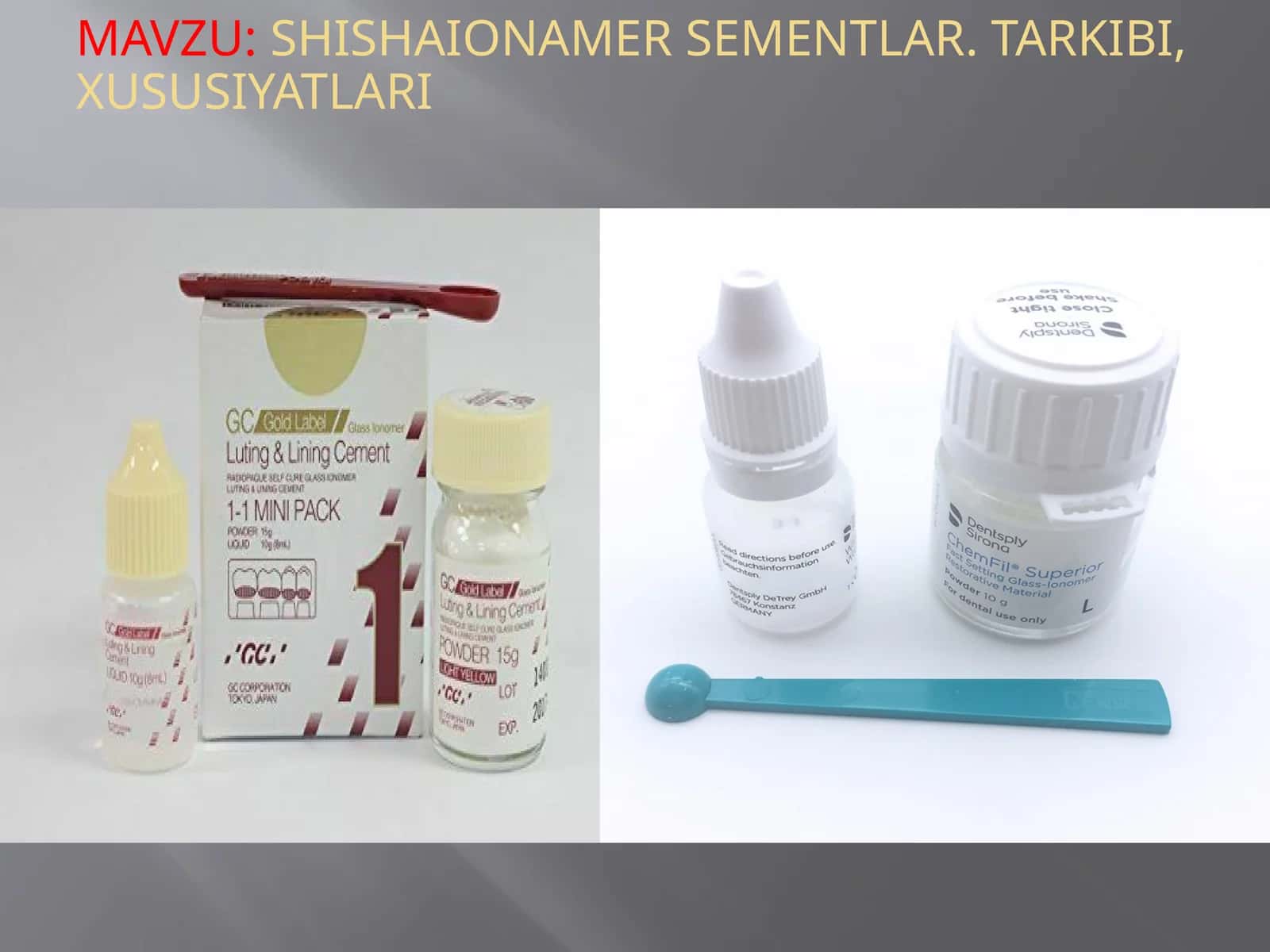 SHISHAIONAMER SEMENTLAR. TARKIBI, XUSUSIYATLARI