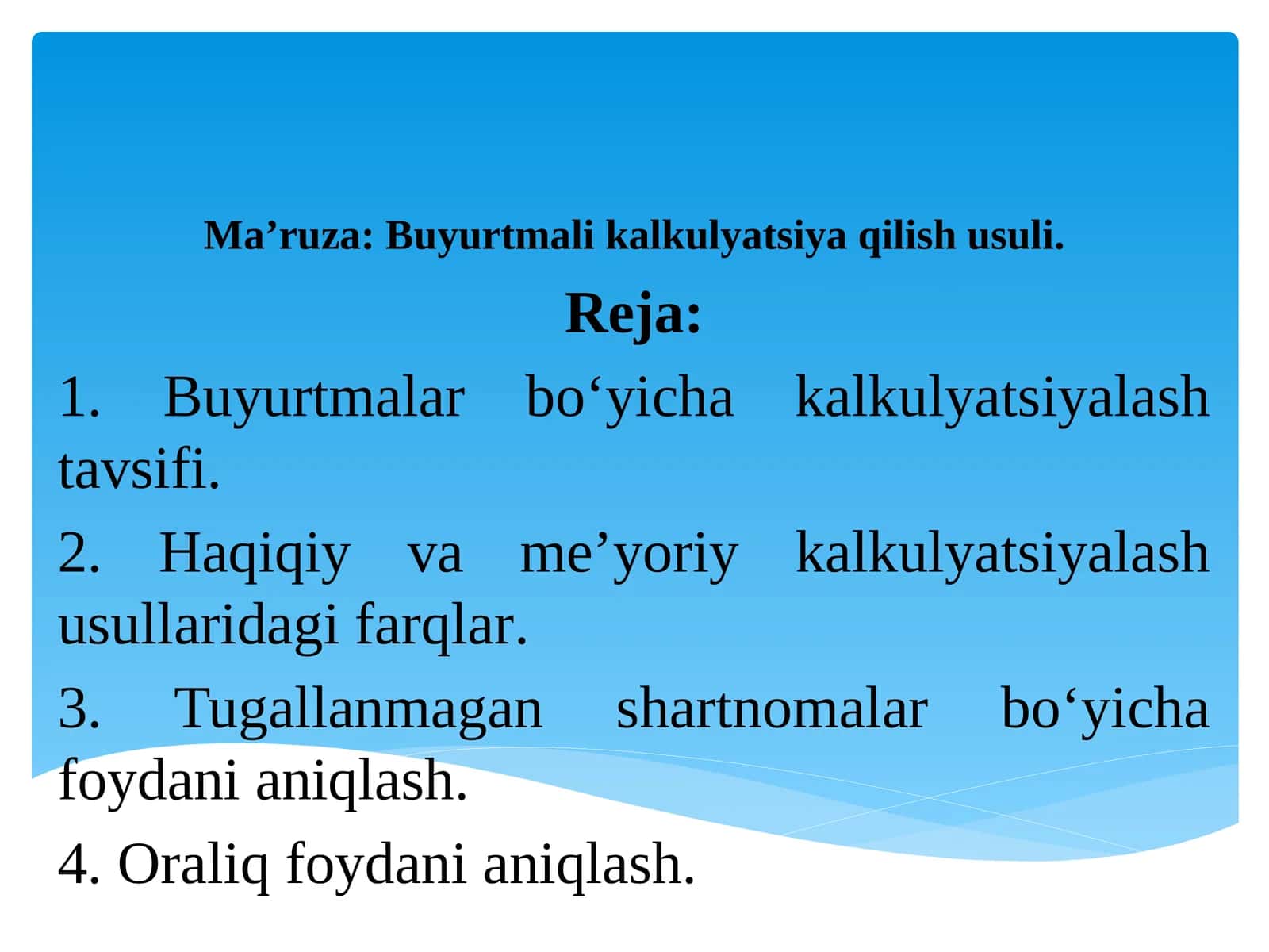 Kalkulyatsiya usullari