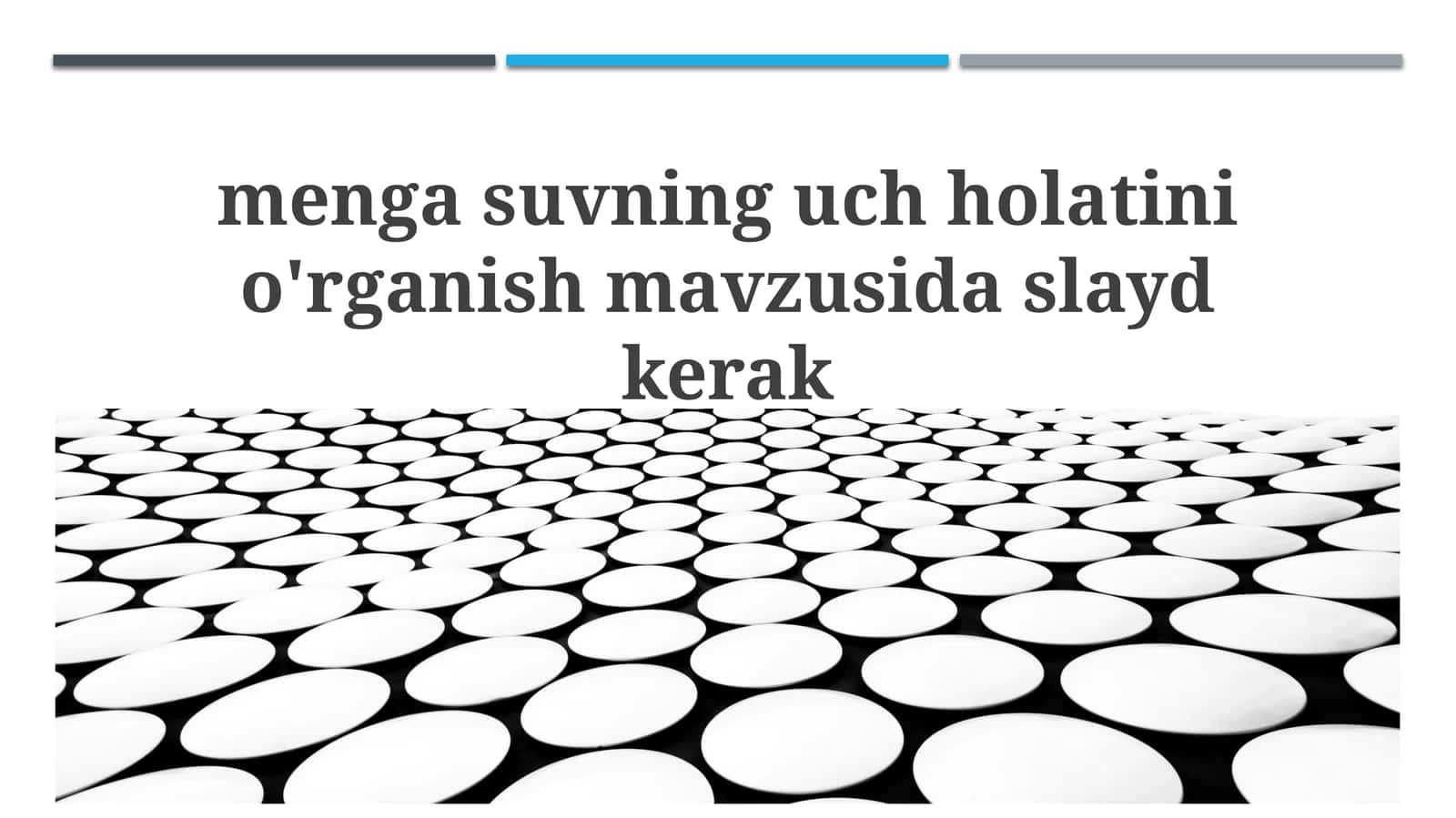 Suvning uch holati