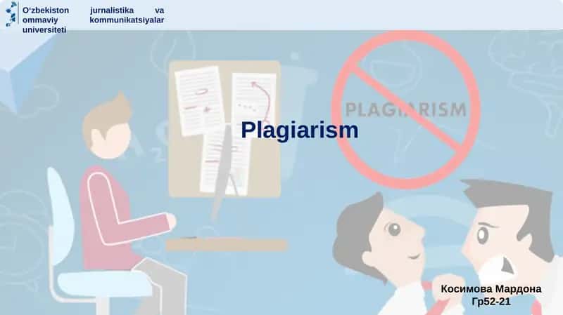 Plagiarism