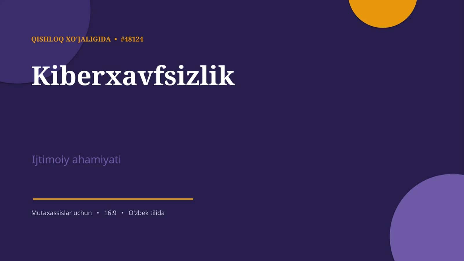 Kiberxavfsizlik