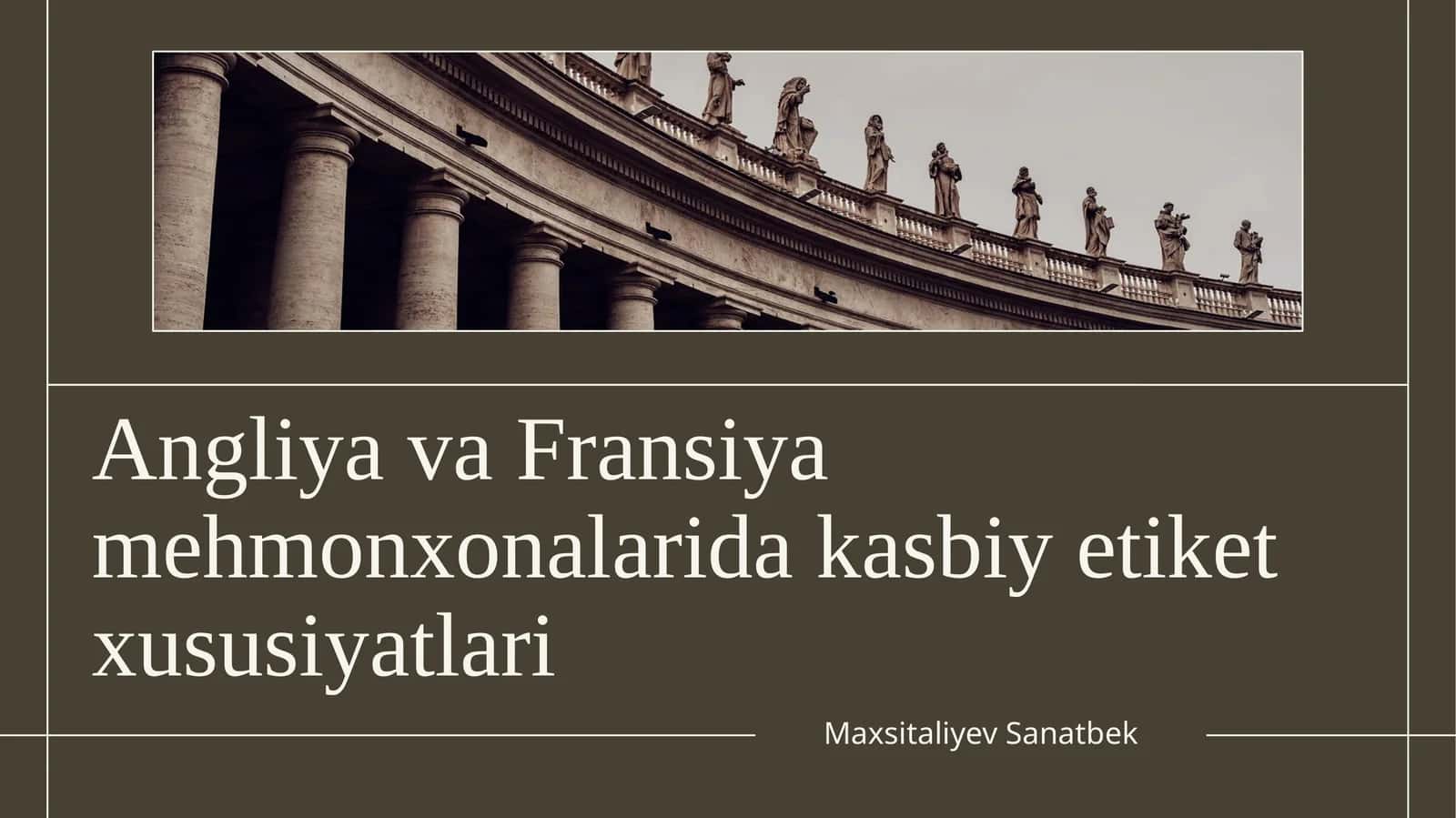 AngliyavaFransiyamehmonxonalaridakasbiyetiketxususiyatlari