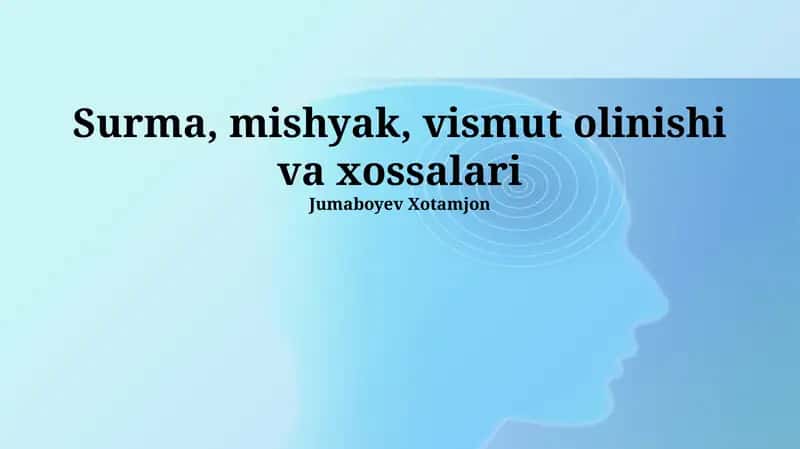 Vismutning qo`llanilishi