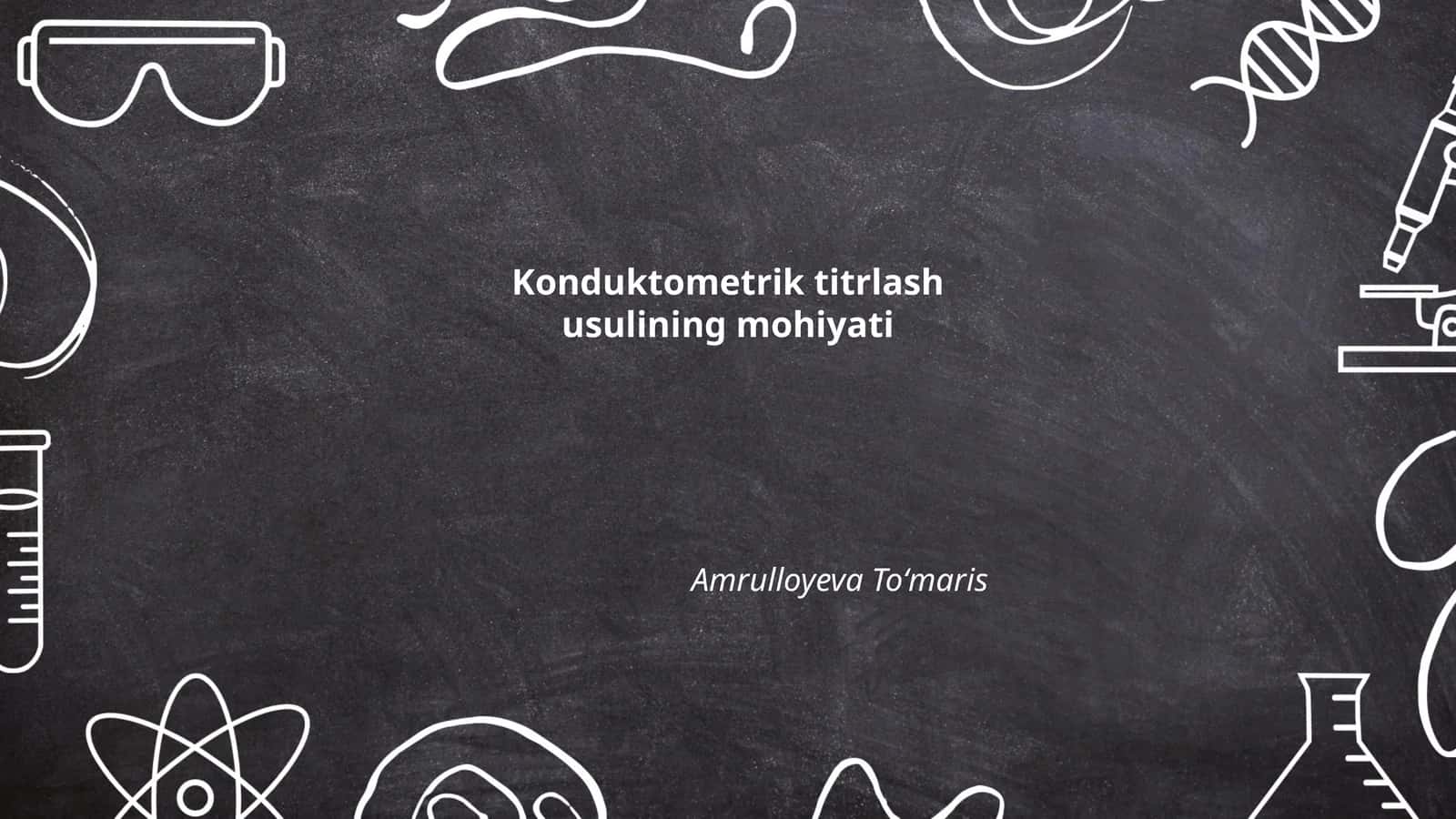 Konduktometrik titrlash