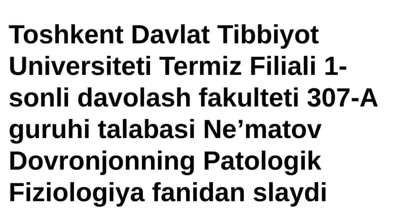 Pirogen moddalar termoregulyatsiya jarayonidagi ahamiyati