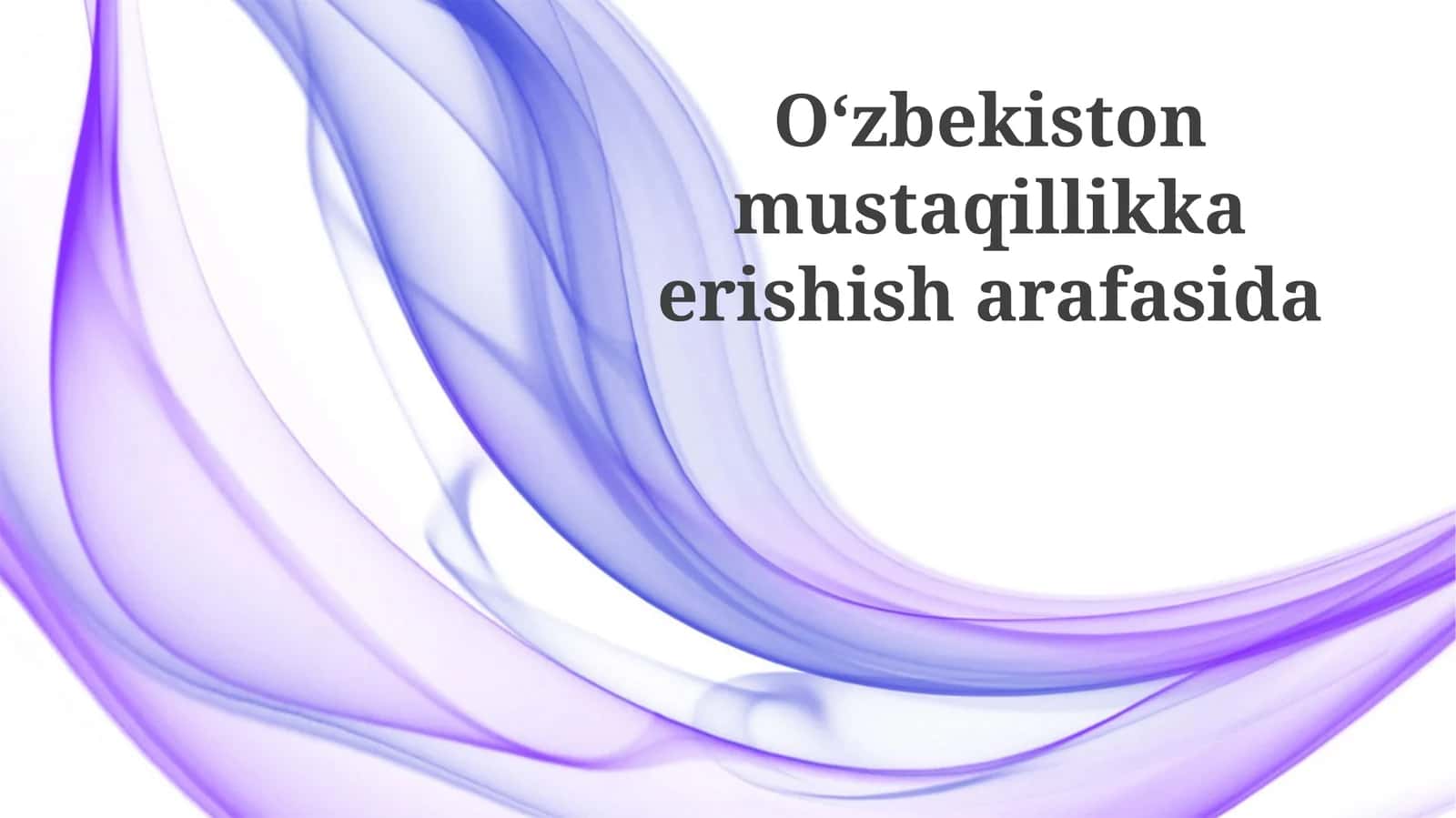 Mustaqillik arafasida Oʻzbekistonning ijtimoiy-siyosiy holati