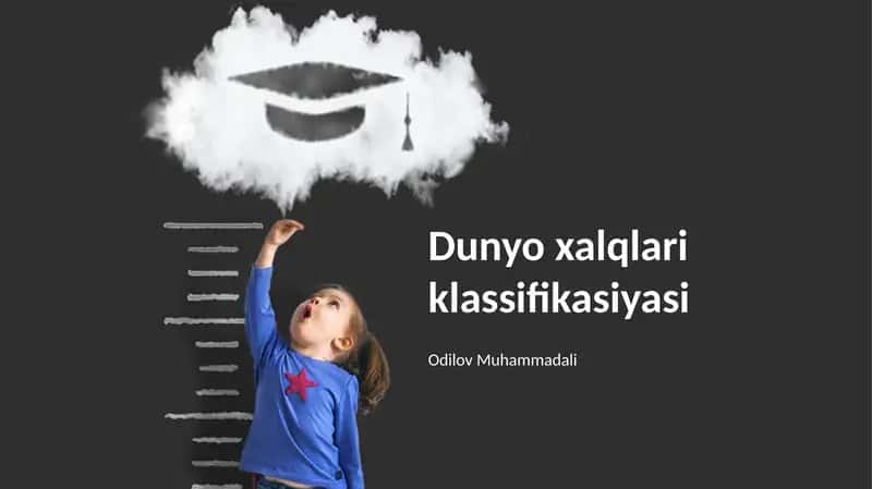 Dunyo xalqlari klassifikasiyasi