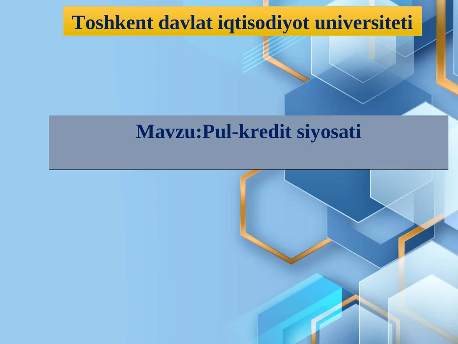 Pul-kredit siyosati