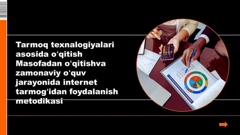 Tarmoq texnologiyalari asosida oʻqitish