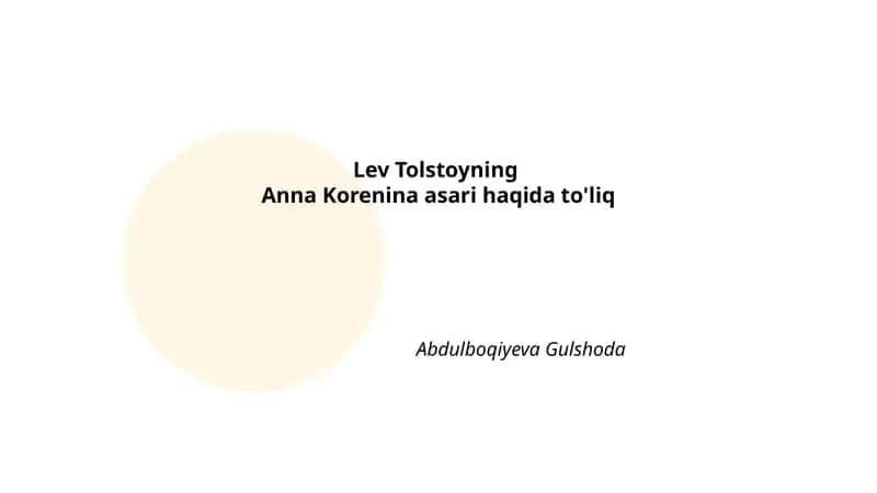 Anna Karenina