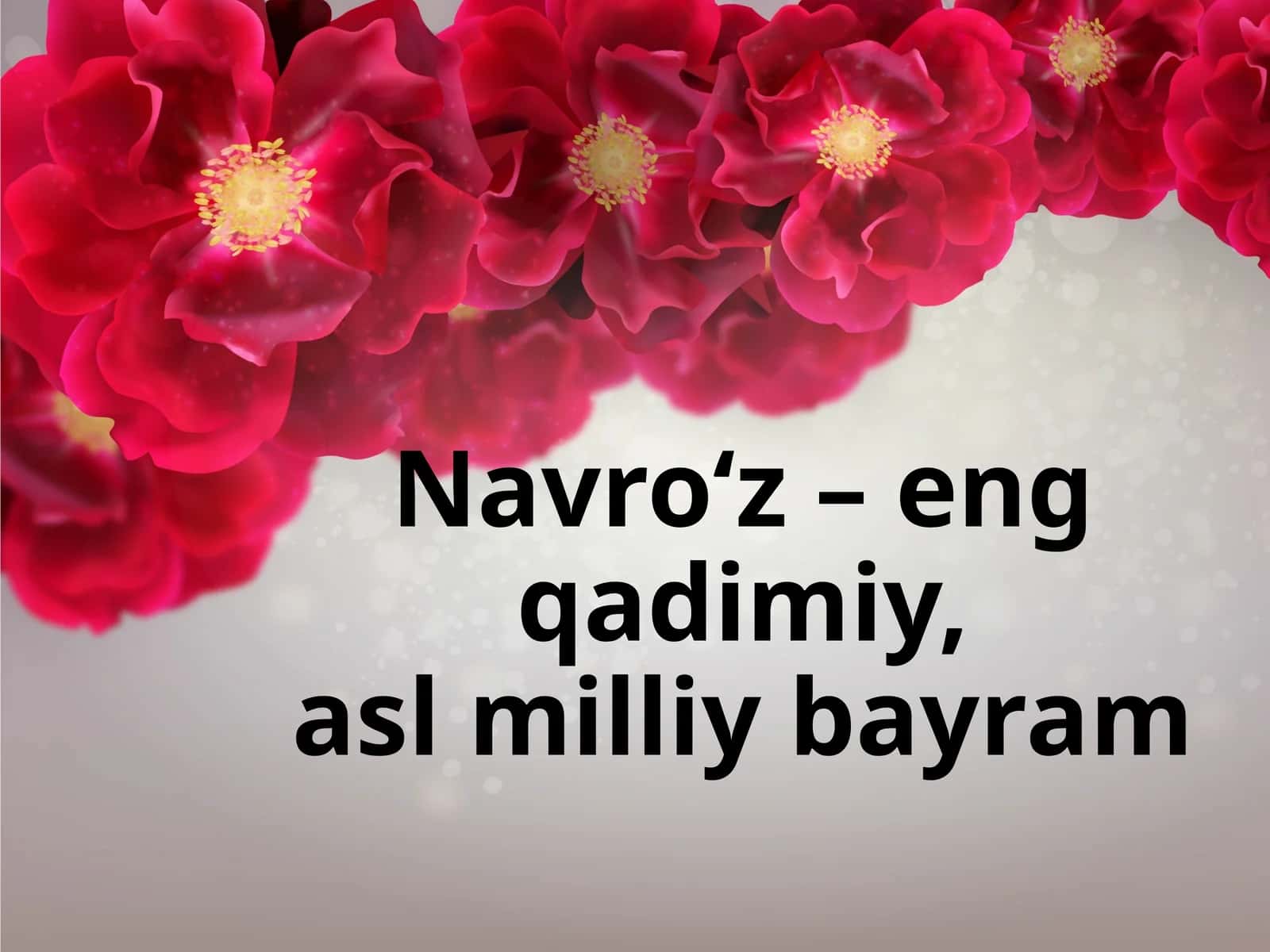 Navro‘z–engqadimiy,aslmilliybayram