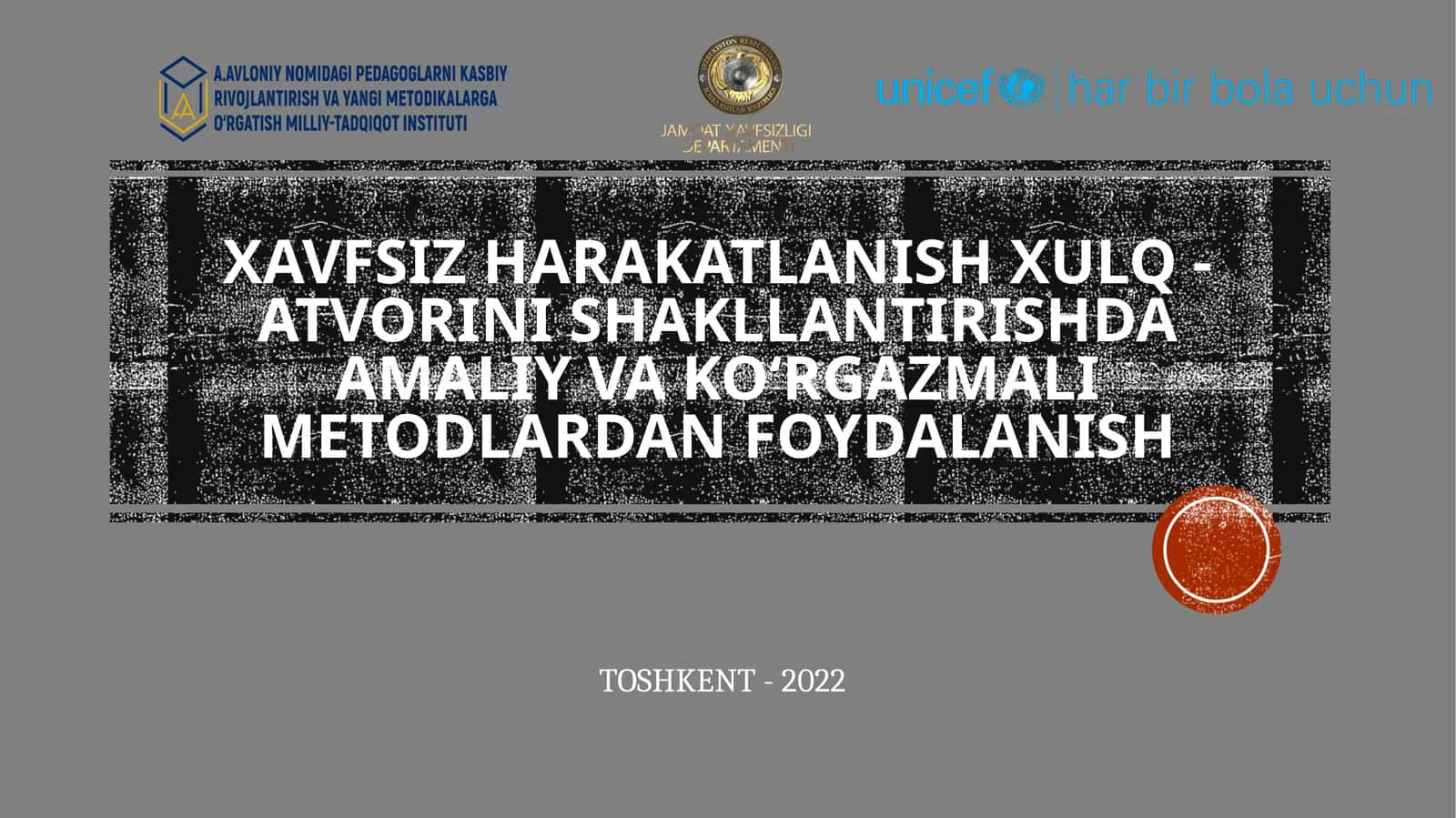 XAVFSIZ HARAKATLANISH XULQ - ATVORINI SHAKLLANTIRISHDA AMALIY VA KO‘RGAZMALI METODLARDAN FOYDALANISH