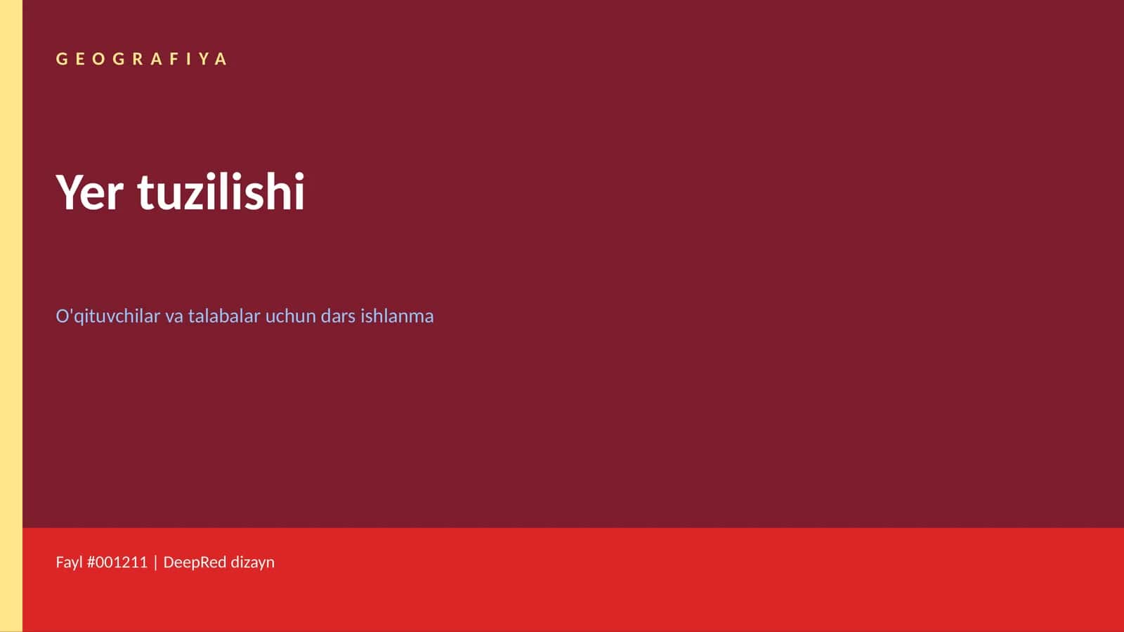 Yer tuzilishi