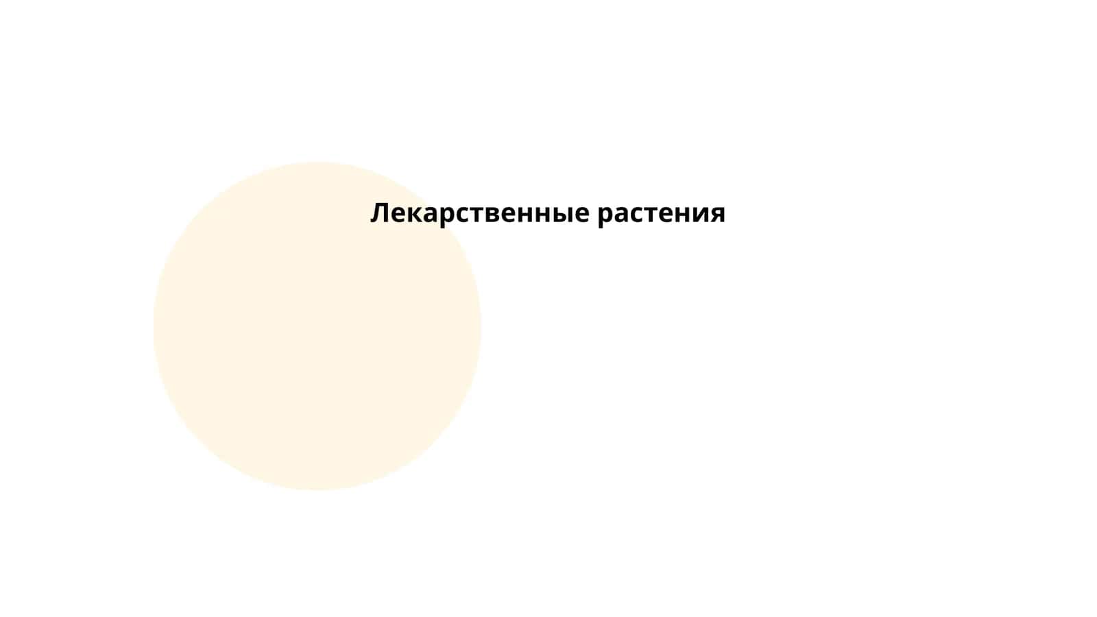 Лекарственные растения