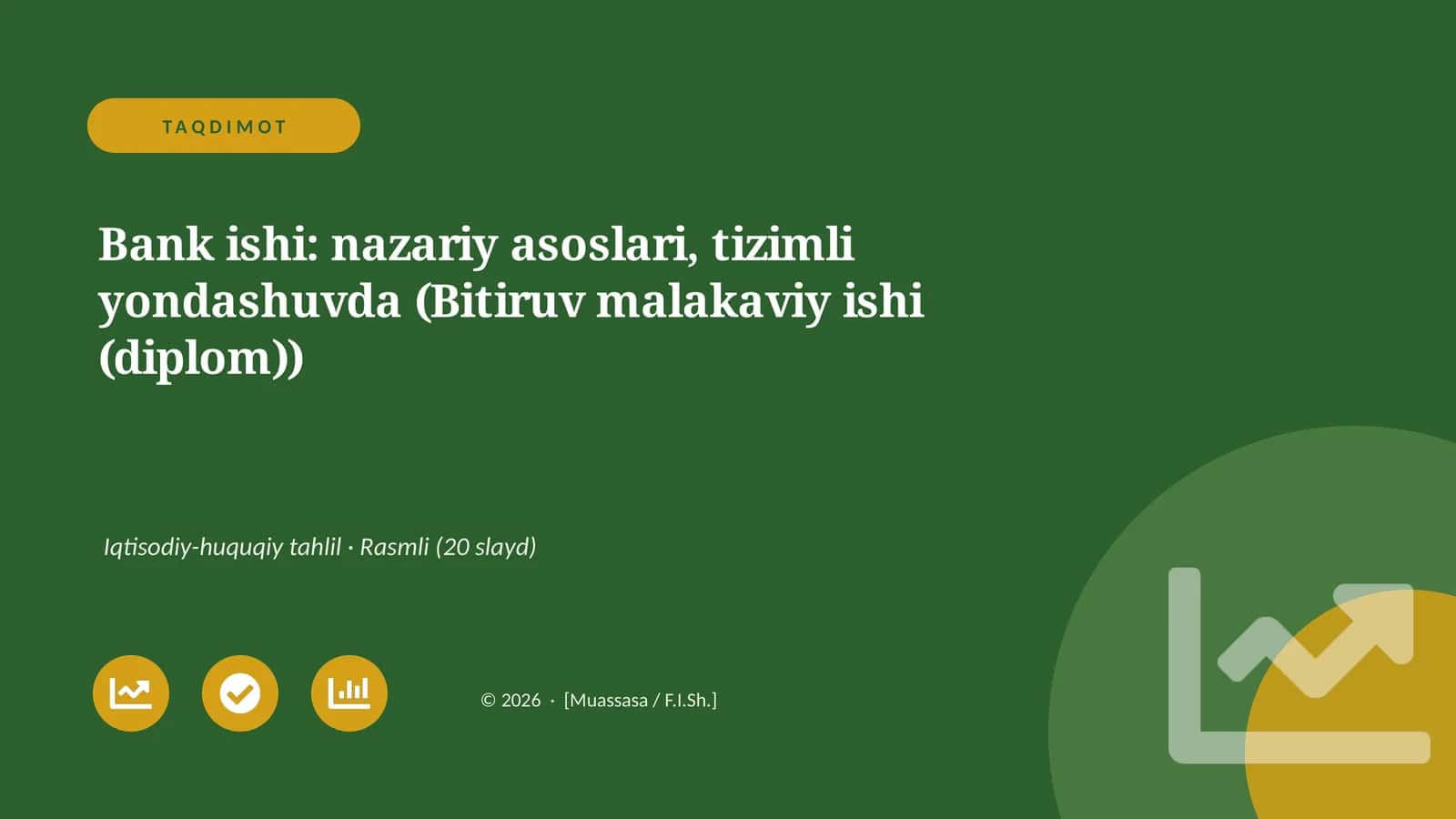 Bank ishi: nazariy asoslari, tizimli yondashuvda (Bitiruv malakaviy ishi (diplom))