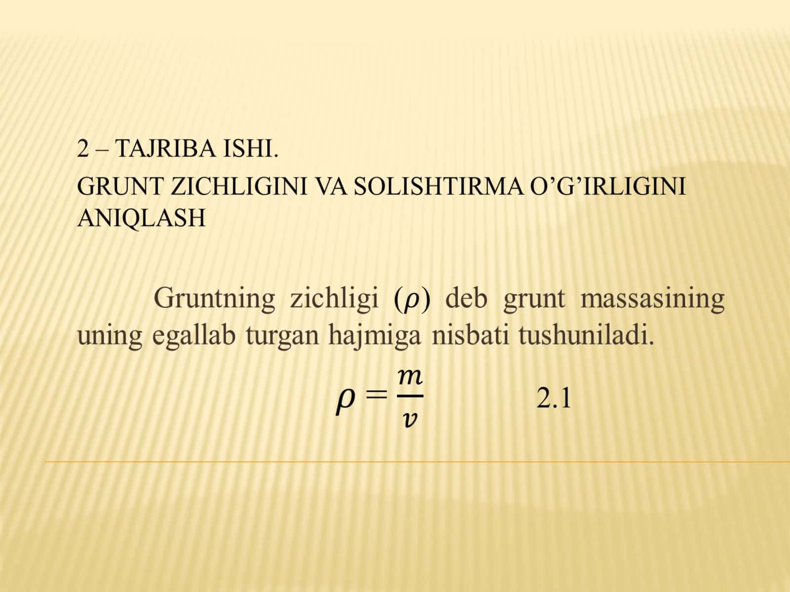 Grunt zichligini va solishtirma