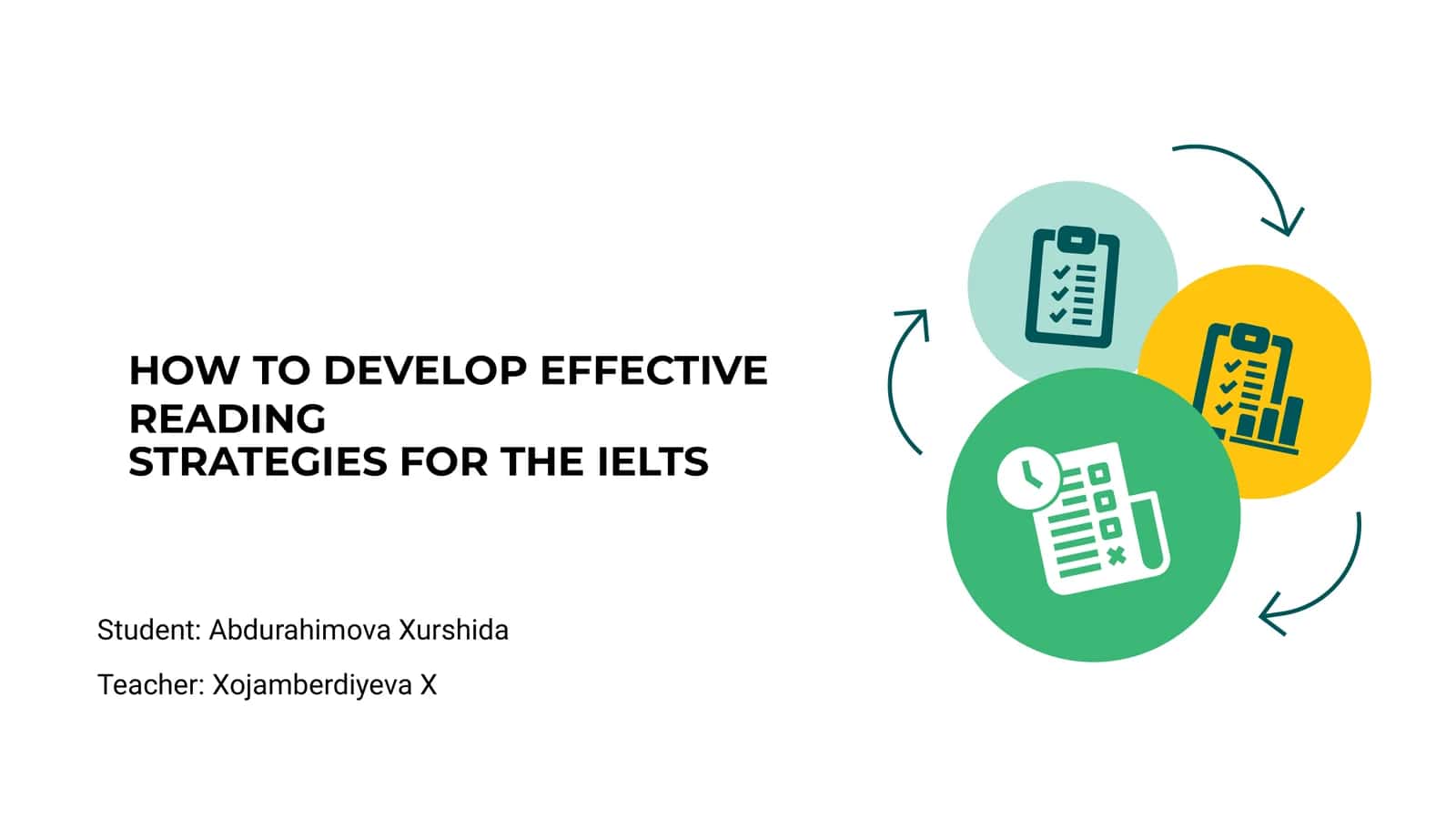 HOW TO DEVELOP EFFECTIVE READING STRATEGIES FOR THE IELTS