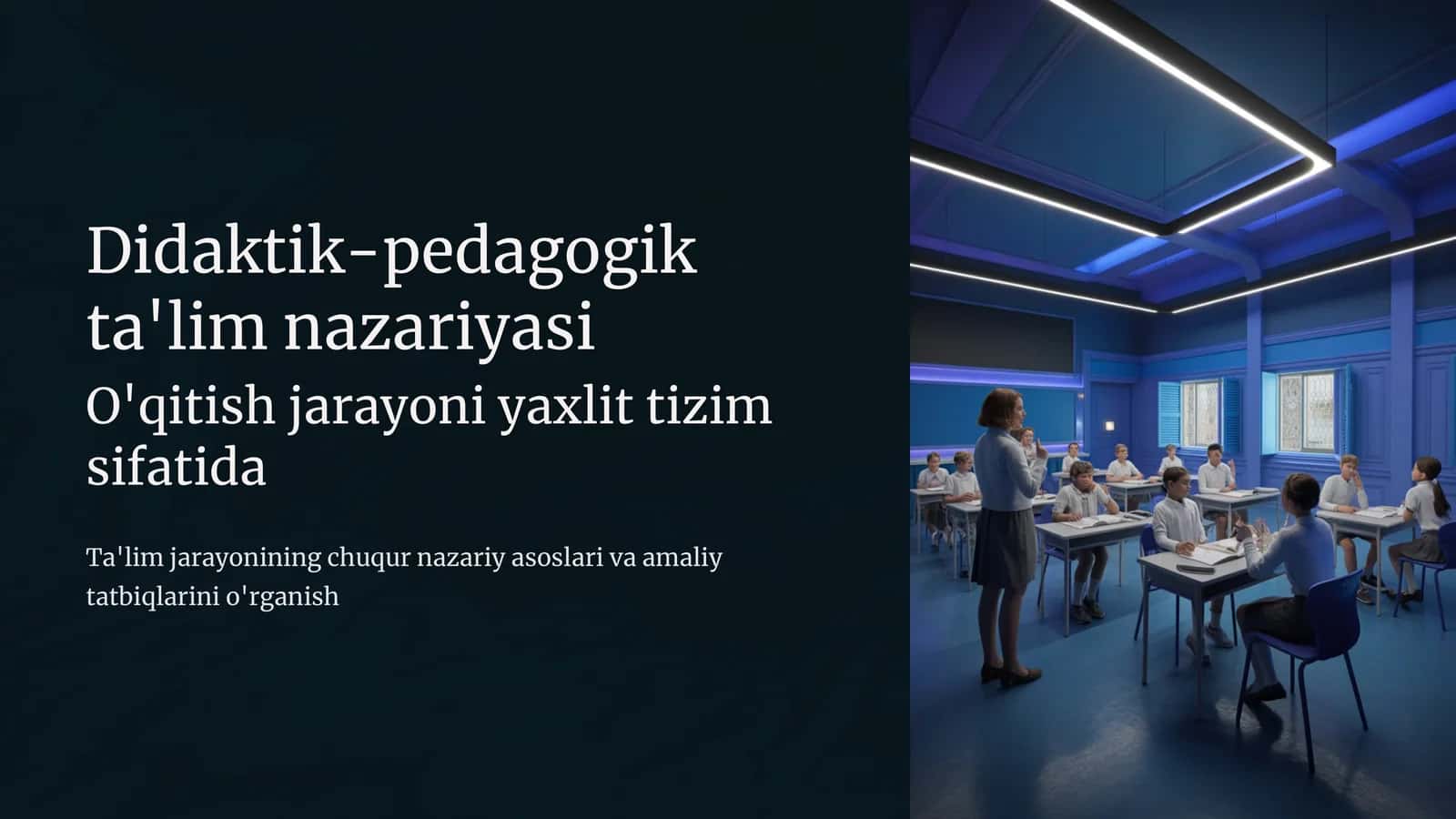 Didaktik-pedagogik ta'lim nazariyasi