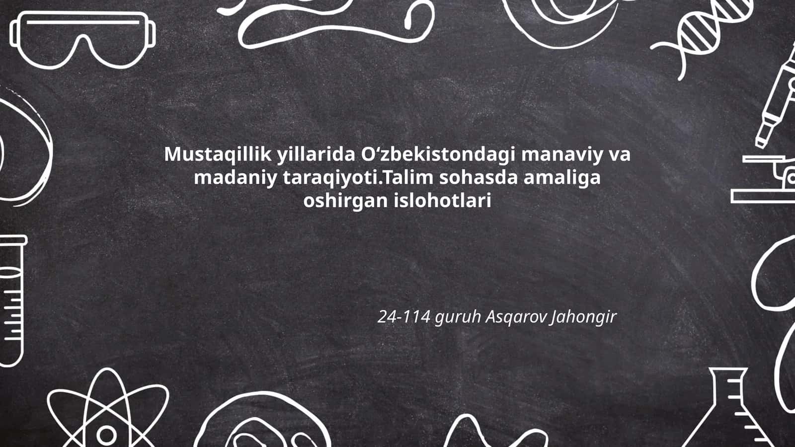 Mustaqillikning ilk yillarida ta'lim sohasidagi islohotlar