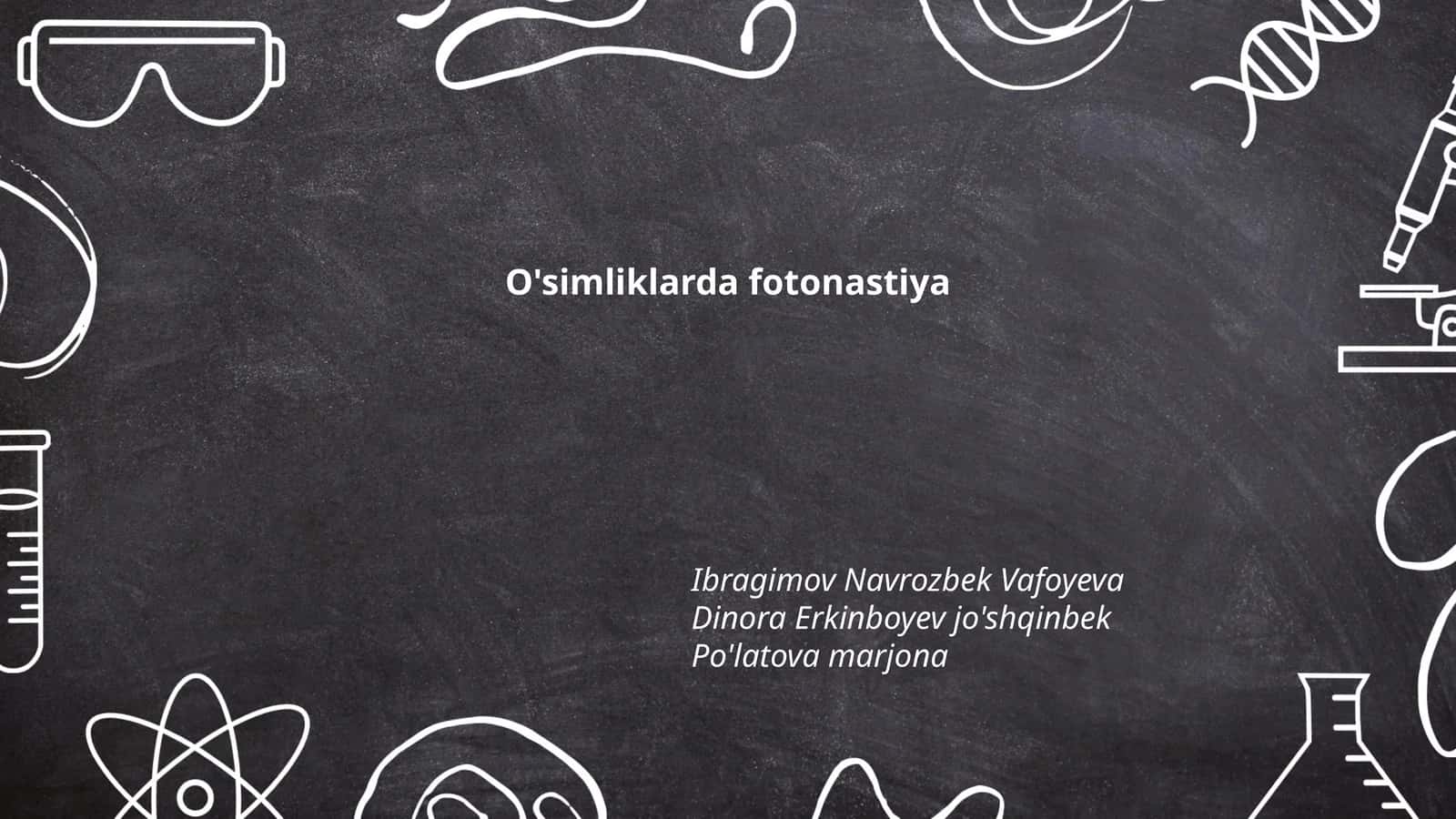 O'simliklarda fotonastiya