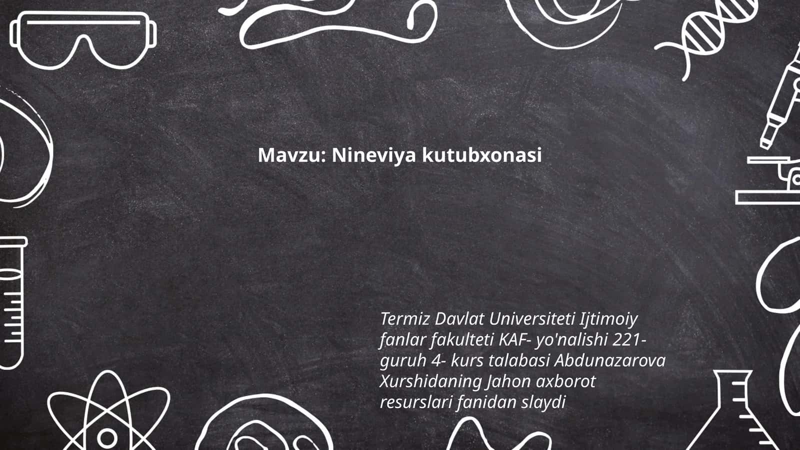 Nineviya kutubxonasi