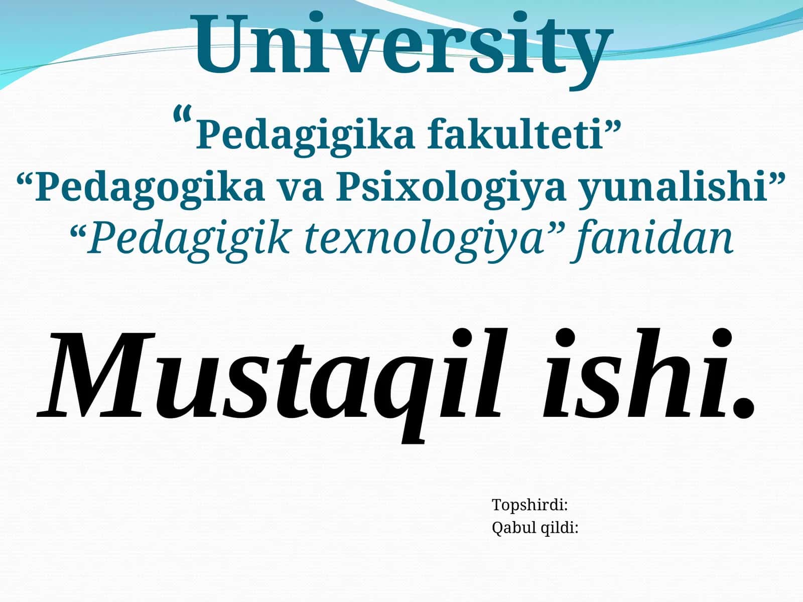 PEDAGOGIK TEXNOLOGIYALARNING RIVOJLANISH TARIXI