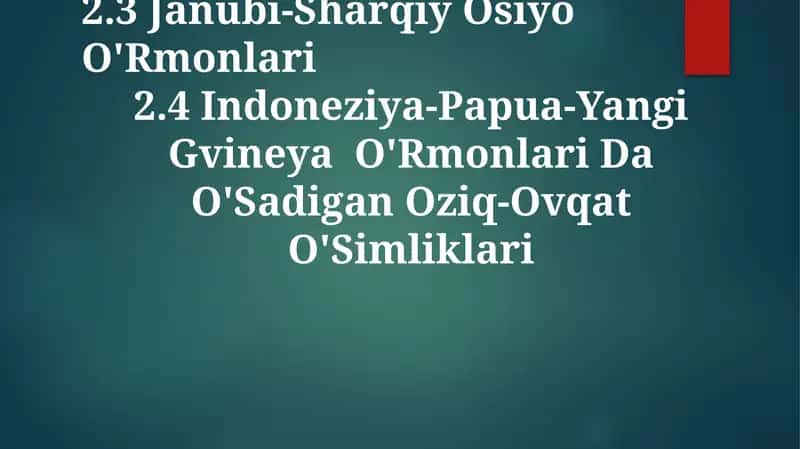 Janubi-Sharqiy Osiyo O'Rmonlari