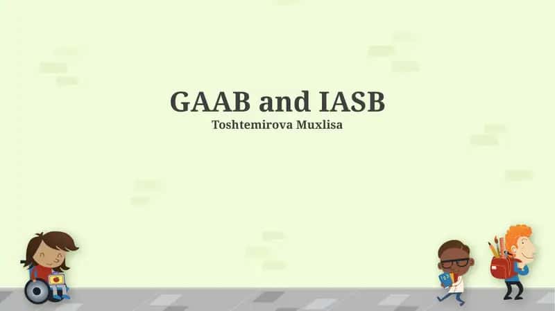 GAAB and IASB