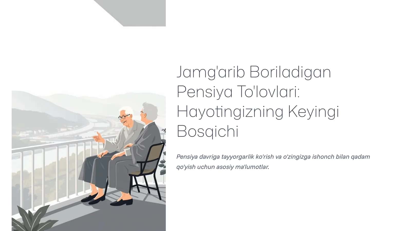 Jamg'arib Boriladigan Pensiya To'lovlari Hayotingizning Keyingi Bosqichi