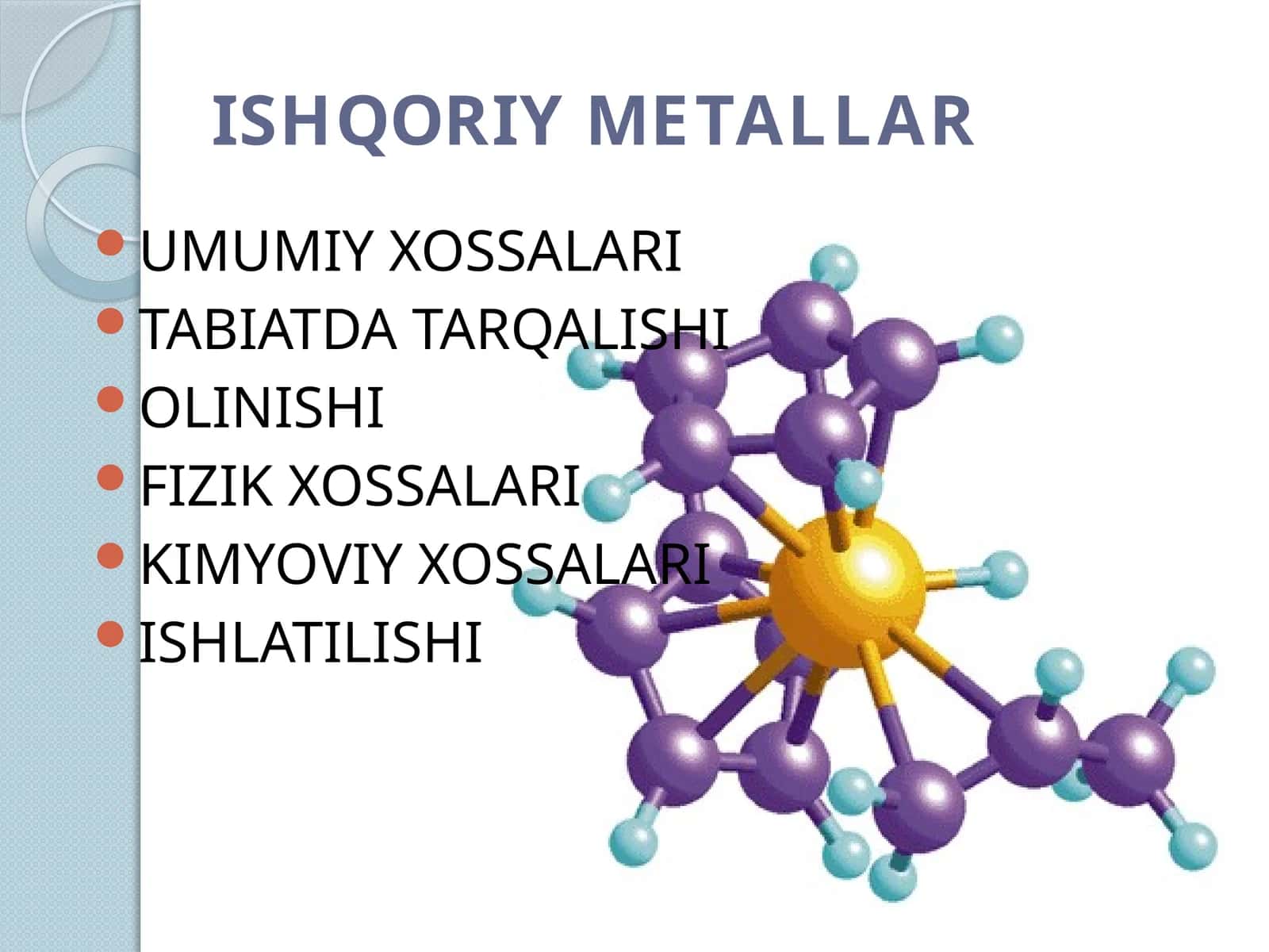 ISHQORIY METALLAR