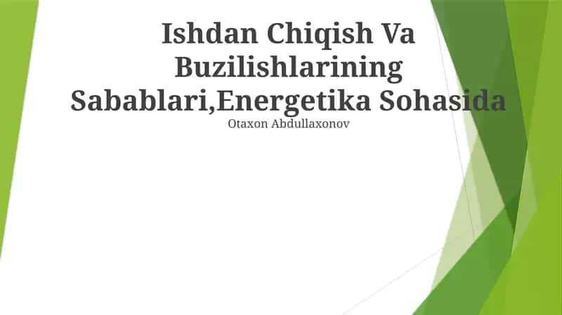 Elektr ishlab chiqarishning etarli emasligi