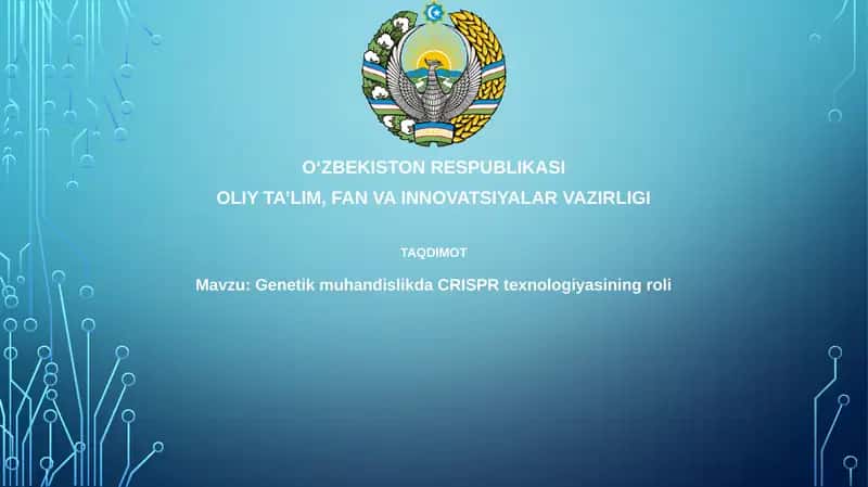 Genetik muhandislikda CRISPR texnologiyasi