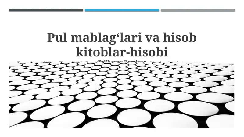 Mablag'lar va Hisob-kitoblar Asoslari