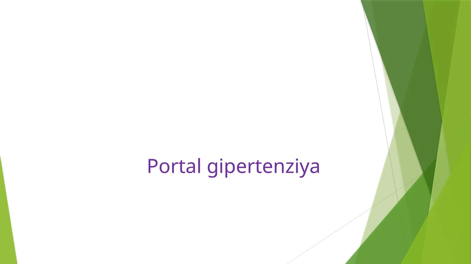 Portal gipertenziya