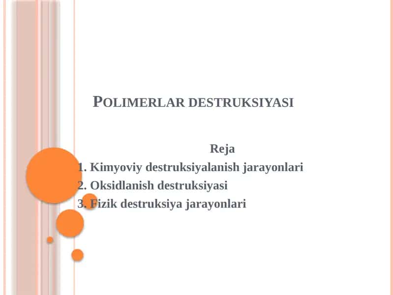 Polimerlardestruksiyasi