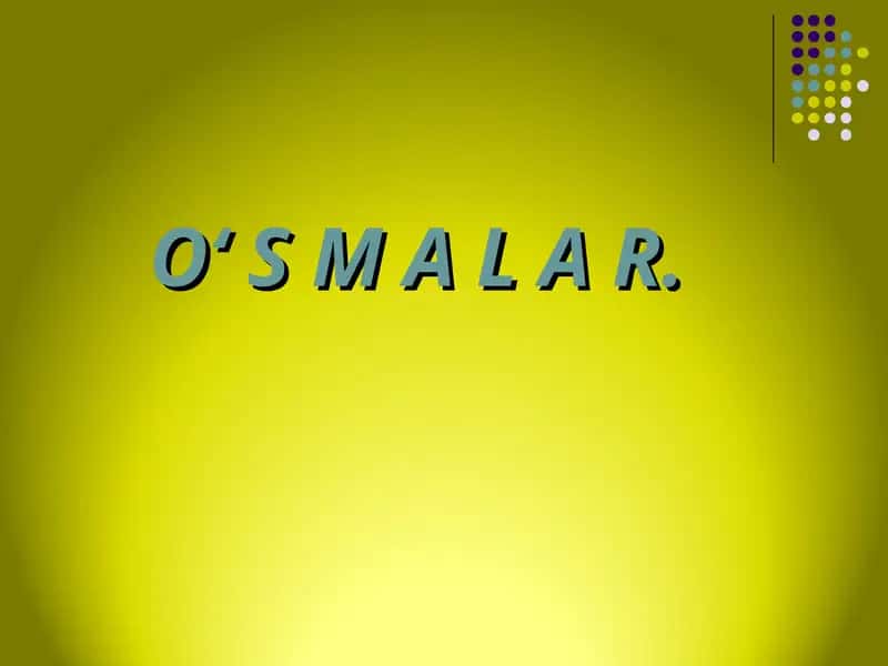 Onkologiya o'smalarni o'rganish